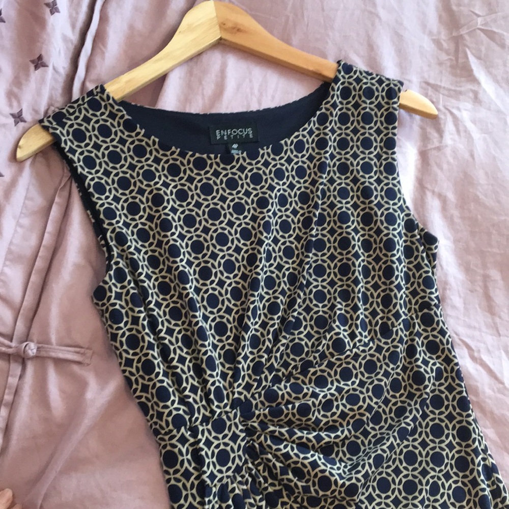 En Focus cinched waist dress